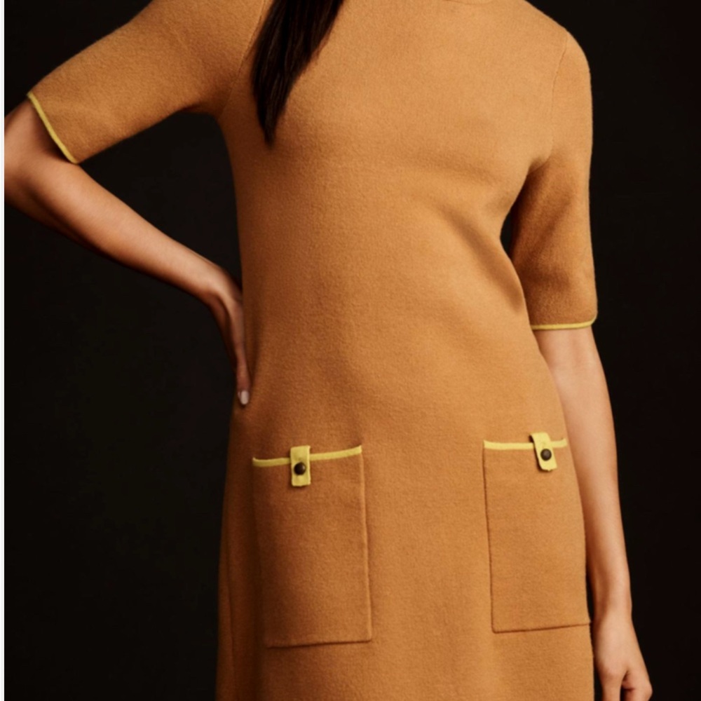 Maeve Annalise Mock Neck Sweater Dress